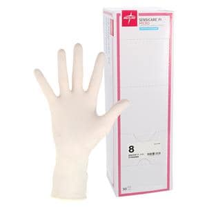 SensiCare PI Polyisoprene Surgical Gloves 8 Cream, 4 BX/CA