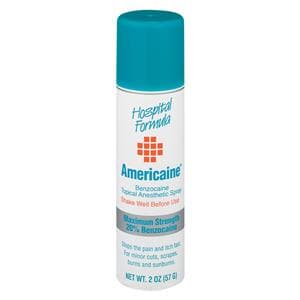 Americaine Aerosol Spray 20% 2oz/Each, 12 BT/CA