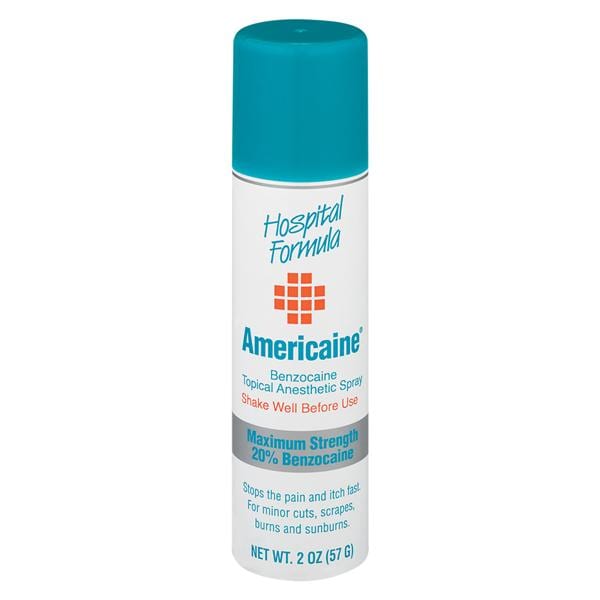 Americaine Aerosol Spray 20% 2oz/Each, 12 BT/CA