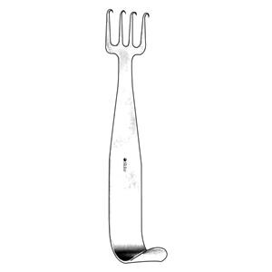 Flap Retractor 4" Stainless Steel Non-Sterile Reusable Each