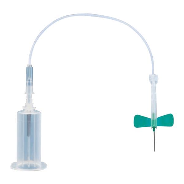 Venous Blood Collection Needle 21g 19mm Green Safety Sterile Disp...