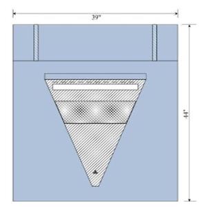 39x44" Non-Sterile Underbuttocks Drape