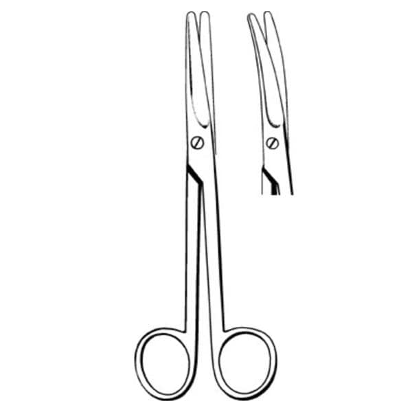 Mayo Dissecting Scissor Curved 6-3/4" Stainless Steel Non-Sterile Dsp 12/Bx