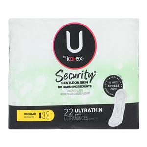 U by Kotex Menstrual Pad Regular Moderate White Disposable Fragra...