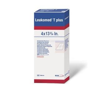Leukomed T Plus Polyurethane Film Post-Op Dressing 4x13-6/8" Strl Hi Absrbncy