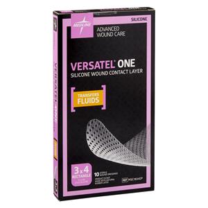Versatel Silicone Contact Layer Dressing 3x4" Rectangle Non-Adherent