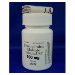 Fluvoxamine Maleate Tablets 100mg Bottle 100/Bottle Each