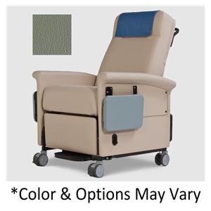 Transporter Recliner Pwd-Coated Steel Frame 300lb Capacity Manual...