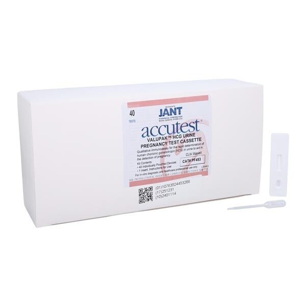 Accutest Pregnancy Test CLIA Waived ValuPak; Urine 40/Box