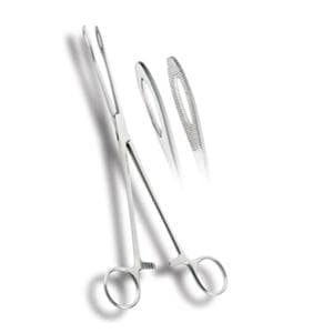 Euro-Med Foerster Uterine Forcep Straight 10" Each
