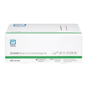 ID NOW Strep A Positive/Negative Control Swab For 12/Bx