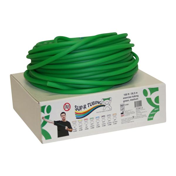 Sup-R Tubing Exercise Tubing 100' Green Medium