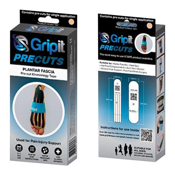 Gripit Kinesiology Tape Elastic 50x280mm Tan Each