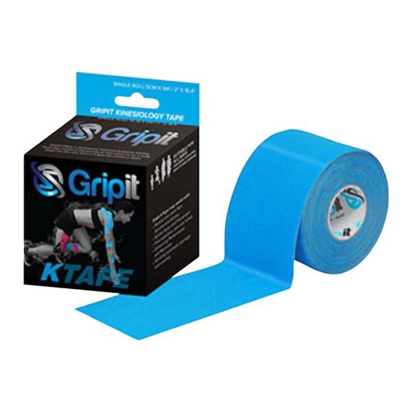 Strapit Kinesiology Tape Cotton/Lycra/Spandex 2"x5.5yd Blue Not M...