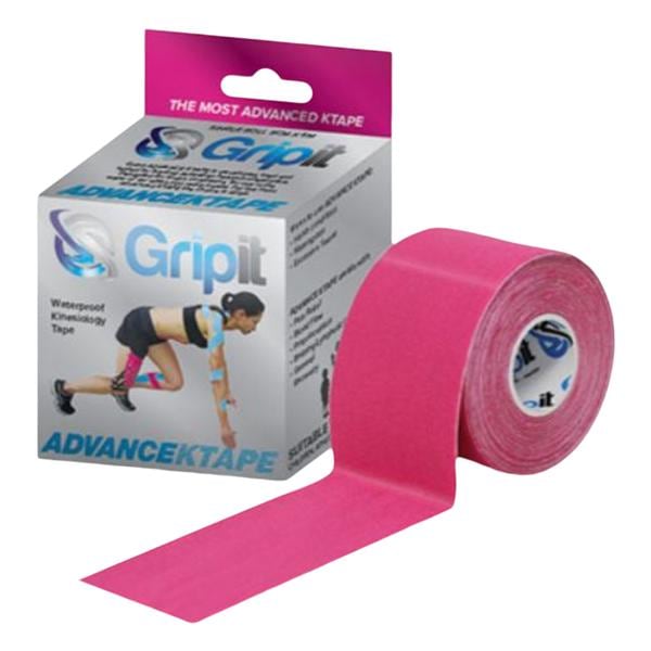 Strapit Kinesiology Tape Cotton/Lycra/Spandex 4"x5.5yd Pink Not M...