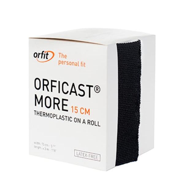 Orficast More Thermoplastic Tape Knit 6"x9' Black Ea