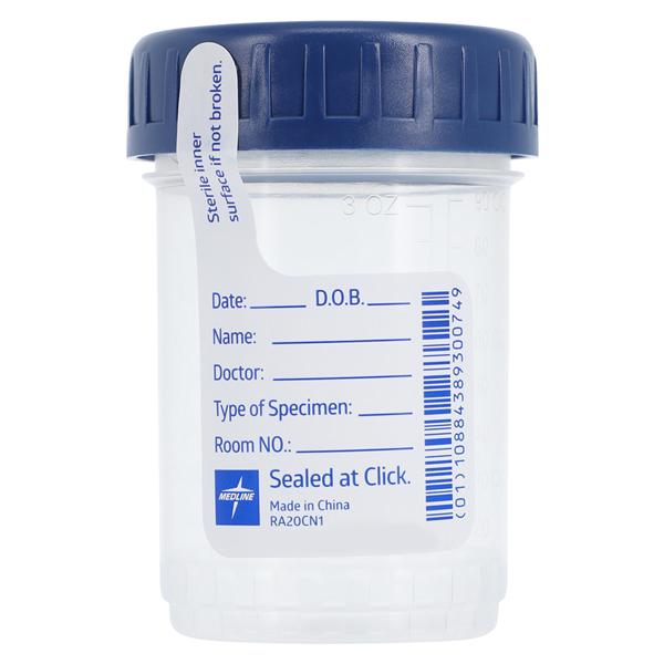 Click N Close Specimen Container 3oz Silicone Sterile Path 400/Ca