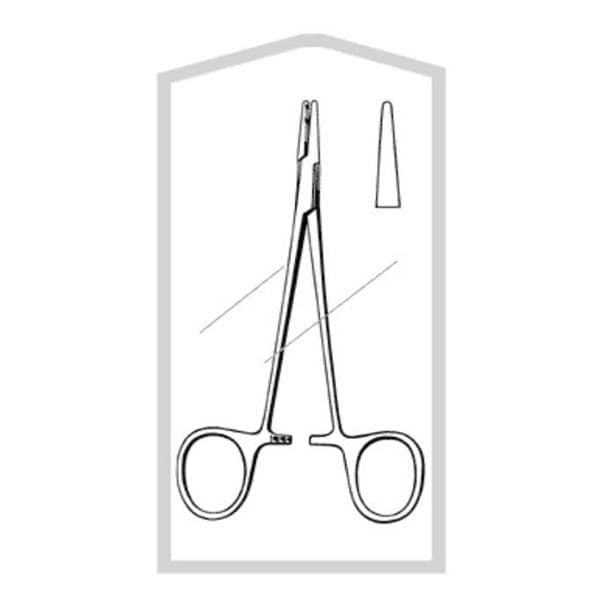 Econo Halsey Needle Holder 5" Stainless Steel 50/Ca