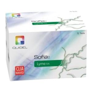 Sofia 2 Lyme Test Kit CLIA Waived 15/Kt