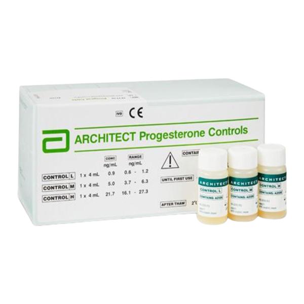 Architect Progesterone Standard Control 3x4mL Ea