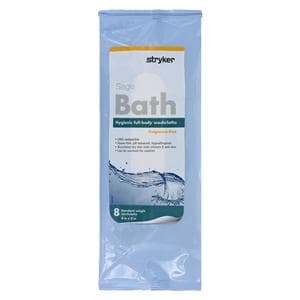 Comfort Bath Wash Cloths Fragrance Free Disposable 8x8" 8/Package...