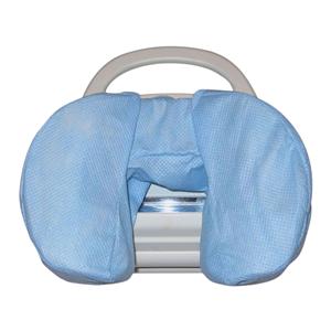 Headrest Cover Tissue / Poly Blue Disposable 100/Bx