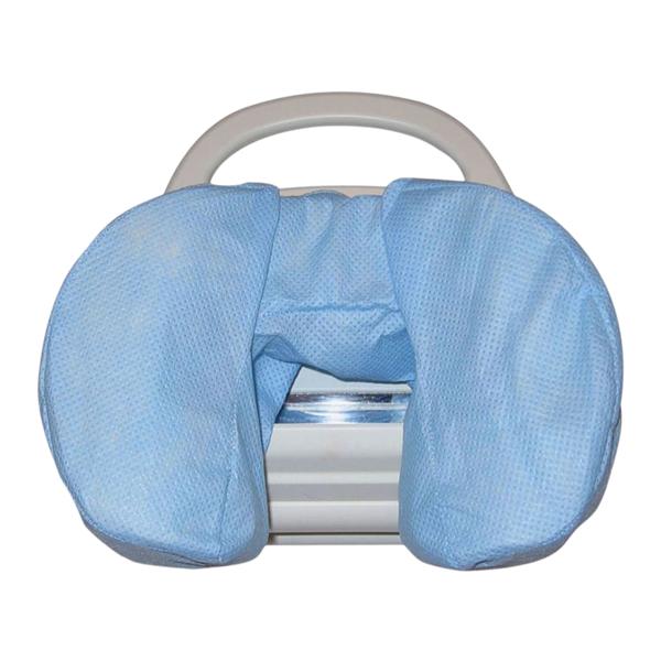 Headrest Cover Tissue / Poly Blue Disposable 100/Bx