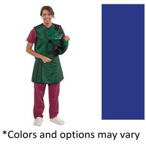 X-Ray Apron/Vest Royal Blue Medium Lead Free With Thyroid Collar...