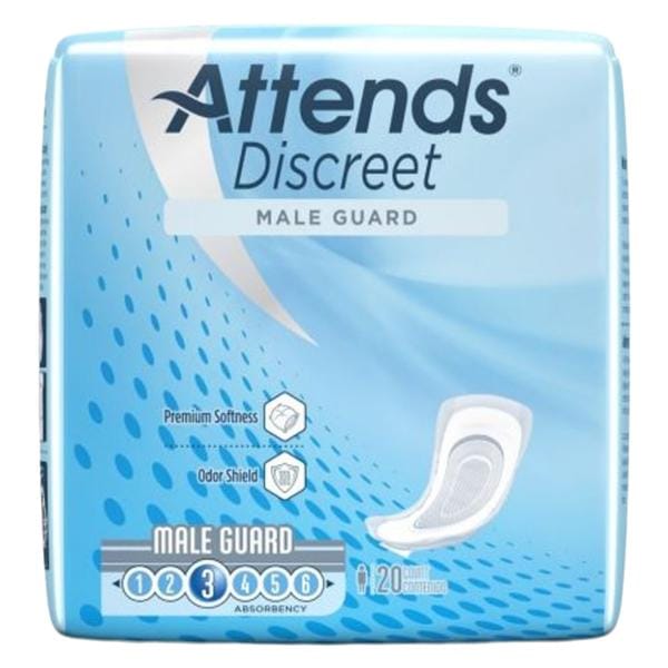 Attends Bladder Control Guard Male Adult 12" _ Polymer Light Abso...