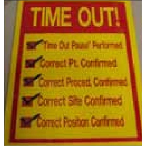 Sign Procedure 16x24" Yellow/Red Ea