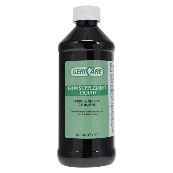 Ferrous Sulfate Elixir 220mg/5mL 16oz/Bottle
