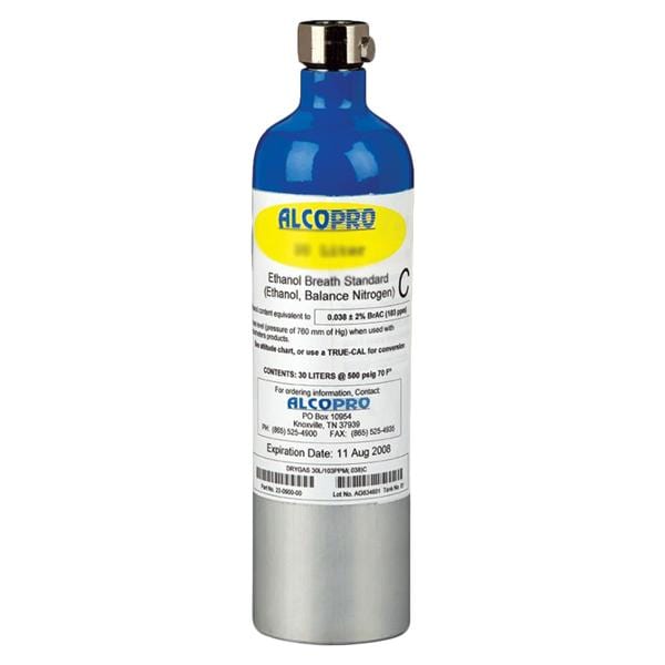Breathalyzer Calibration Tank Ea