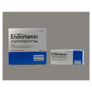 Endometrin Vaginal Insert 100mg Carton 21/Package