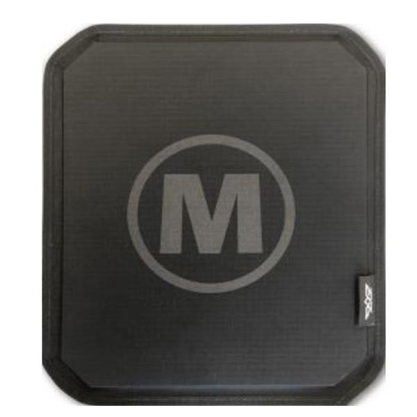 Meret Savior 7 Pro Combat Armor Protection Panel Black Oversized Zipper Closure