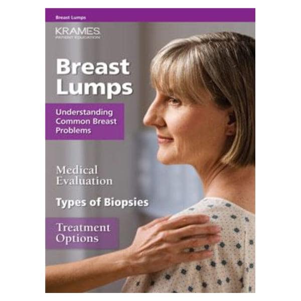 Breast Lumps Patient Booklet English 16 Page Breast Multicolor Ea...