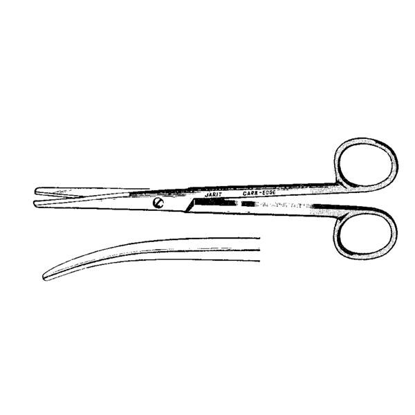 Mayo Scissor Curved 6" Ea
