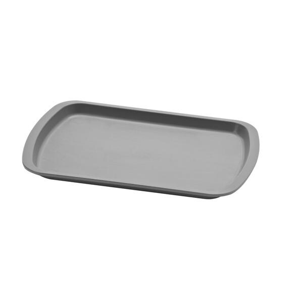 Bedside Tray 4.6 in x 7.5 in x 0.25 in Graphite Plastic 500/Ca