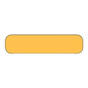 Blank Rectangle Labels Orange 1000/Pk