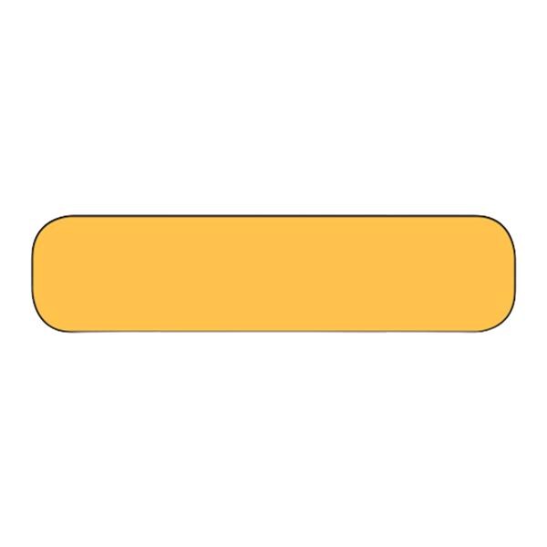 Blank Rectangle Labels Orange 1000/Pk