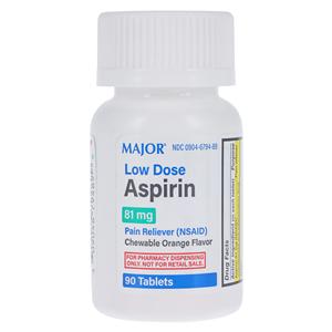 Aspirin 81mg Orange 90/Bt