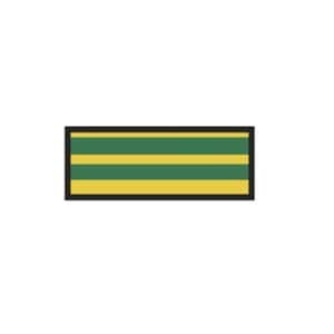 Identification Tape Yellow/Green Stripe 8-1/2x11" Sheet Non-Steri...