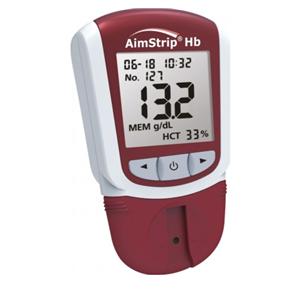 AimStrip Hemoglobin Meter CLIA Waived With Bead Optical Verifiers...