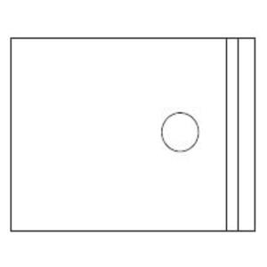 24x40" Sterile Surgical Drape 4" Fenestrated
