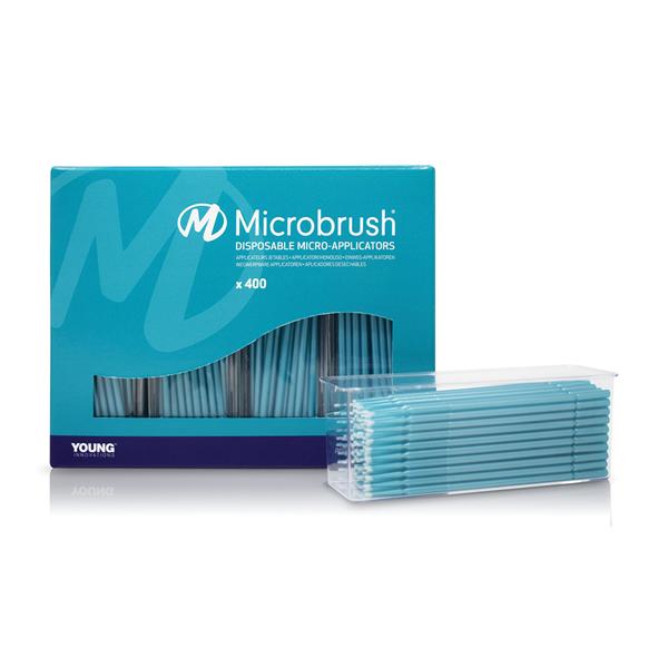 Microbrush Plus Bendable Micro Applicator Teal 400/Pk