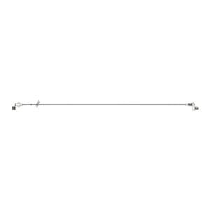 IV Extension Set 0.6mL 84" Female Luer to Male LL Slide Clamp Mic...
