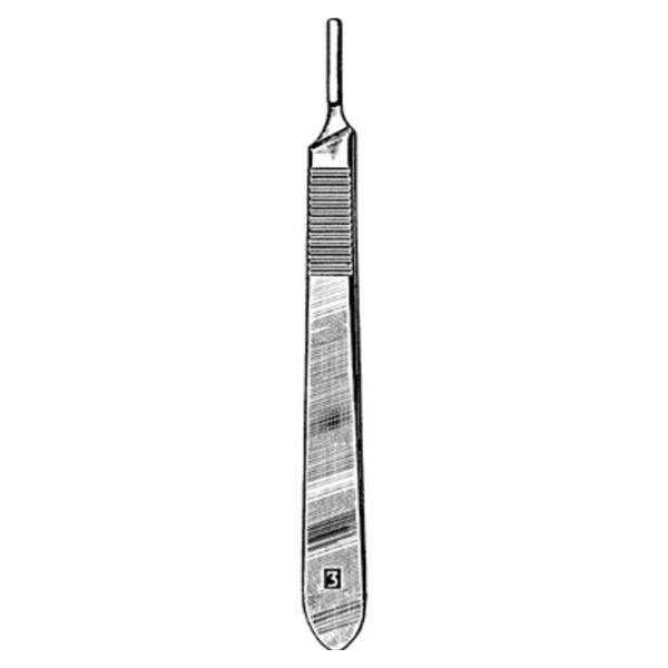 Handle Scalpel 10" Stainless Steel Reusable Ea