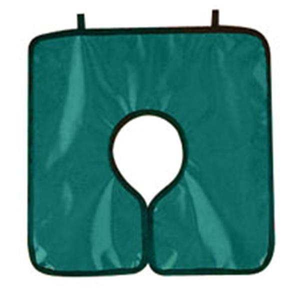 Cling Shield Lead-Free X-Ray Apron Pano Pncho Adult Forest Green w/o Coll Ea