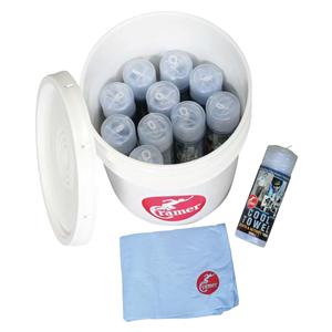 Stay Cool Team Bucket Cooling Towel 27x17" 12/Bucket