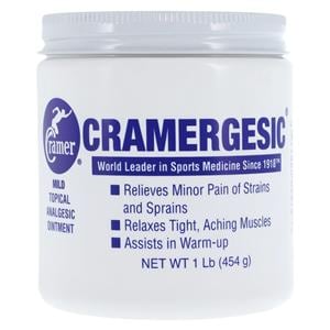 Cramergesic Analgesic Ointment 1lb Jar, 12 JR/CA