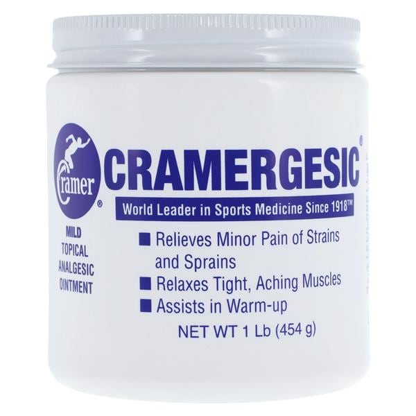 Cramergesic Analgesic Ointment 1lb Jar, 12 JR/CA